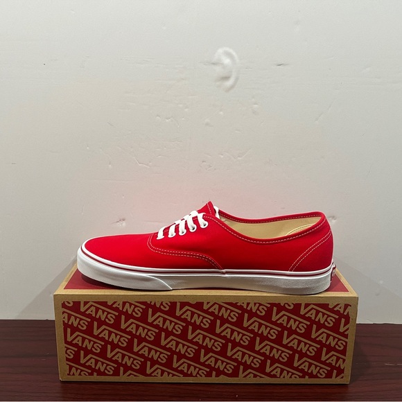 Vans, Authentic, VN000EE3RED, Red & White - Picture 5 of 12